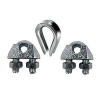 2 Grampas y 1 Guardacable 1/8"" Werken