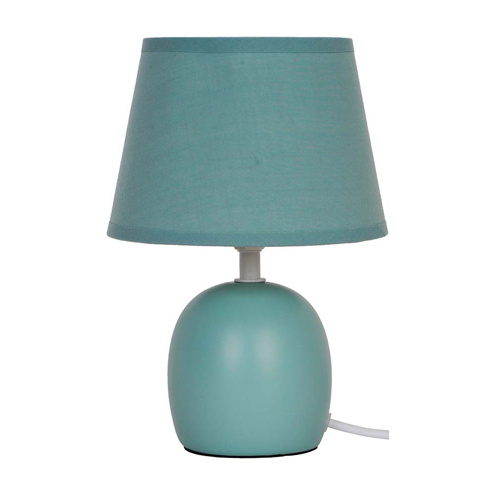 Lámpara de mesa Poki E14 25cm verde Inspire