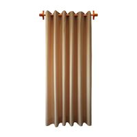 Cortina Jacquard Taupe 210x230cm Orange