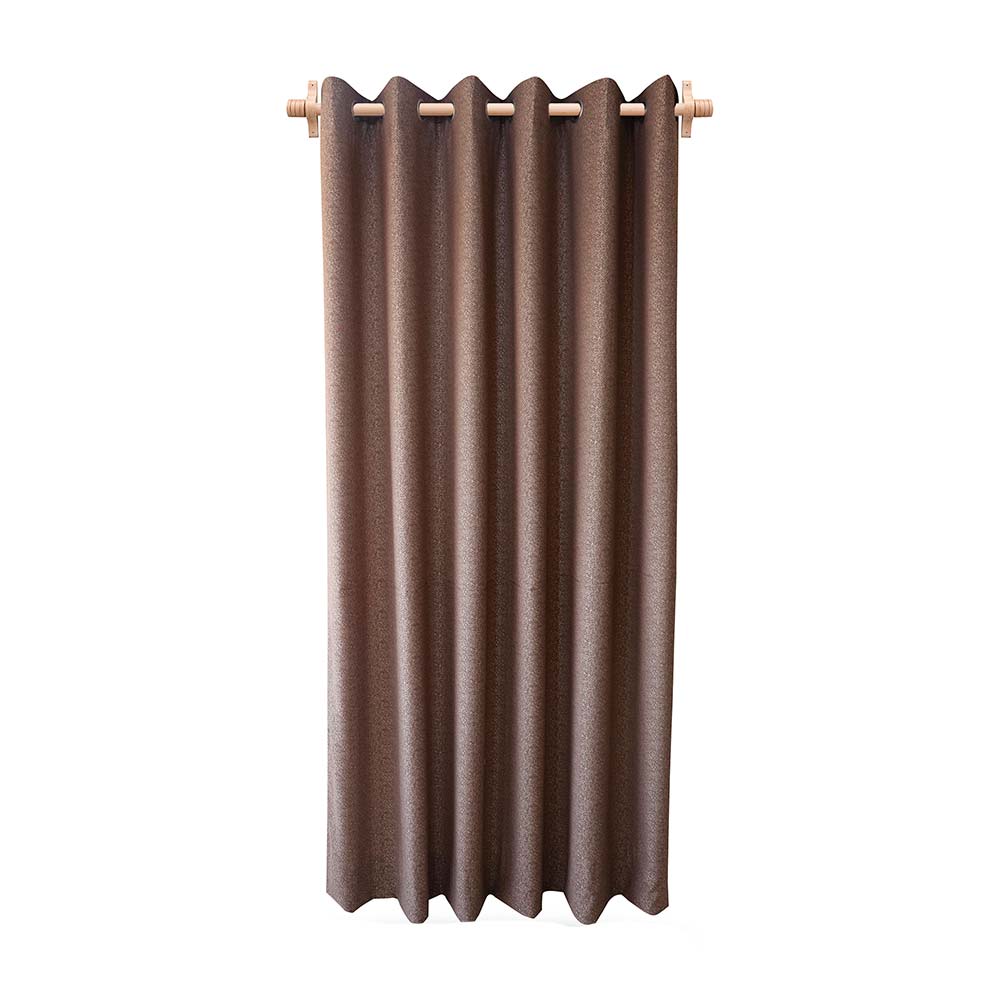 Cortina Jacquard Taupe Oscuro 210x230cm Orange