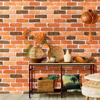 Decopapel Adhesivo PVC Rojo Modelo 10479 D&B Bricks