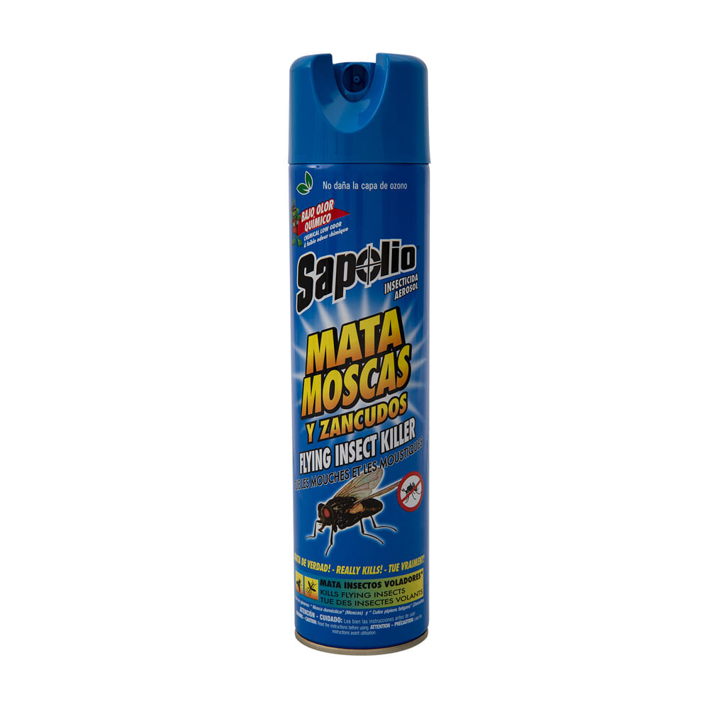 Insecticida Spray Mata Moscas Sapolio 360 ml Acción Instantánea