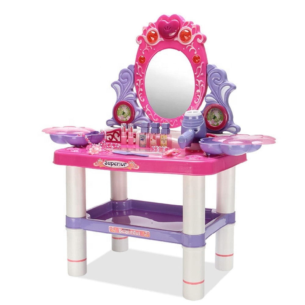 Tocador Musical con Accesorios de Moda y Maquillaje para Niñas - Promart Tocador Musical con Accesorios de Moda y Maquillaje para Niñas - Promart