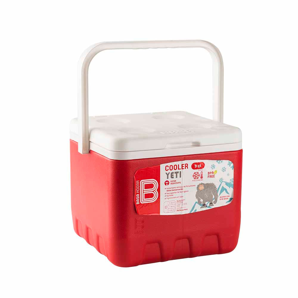 Cooler BASA Yeti 9 QT Rojo