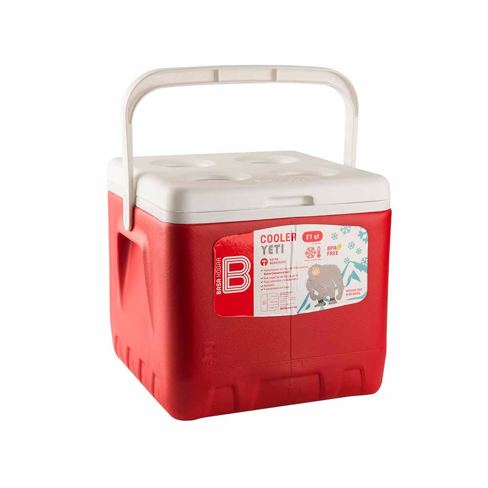 Cooler BASA Yeti 21 QT Rojo