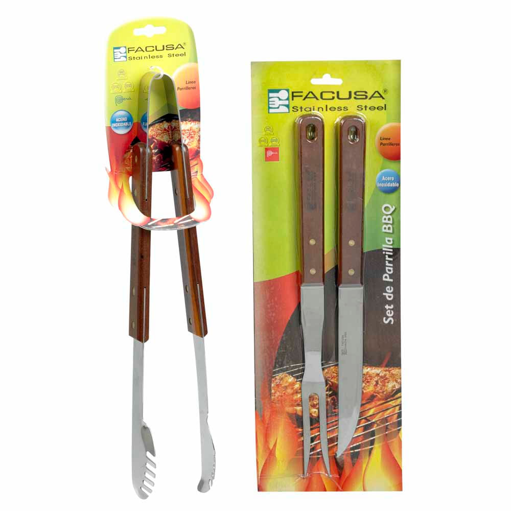 Set Parrilllero FACUSA Trinche + Cuchillo