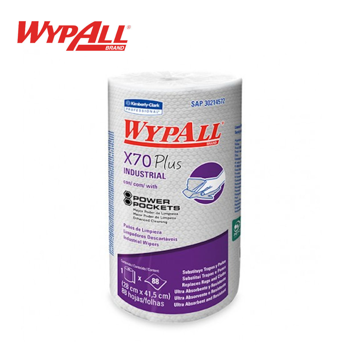 Paño de Limpieza Industrial Wypall X70 Plus Rollo