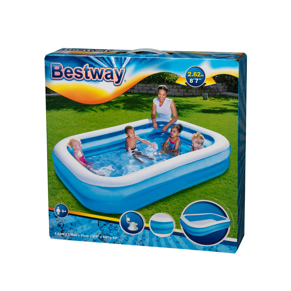 piscina inflable rectangular family