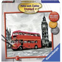 Lienzo Pinta Números Londres