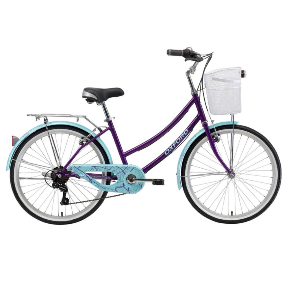 Bicicleta Oxford Cycloto Aro 24 Morado