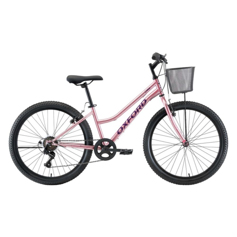 Bicicleta Oxford Luna Aro 24 Rosado