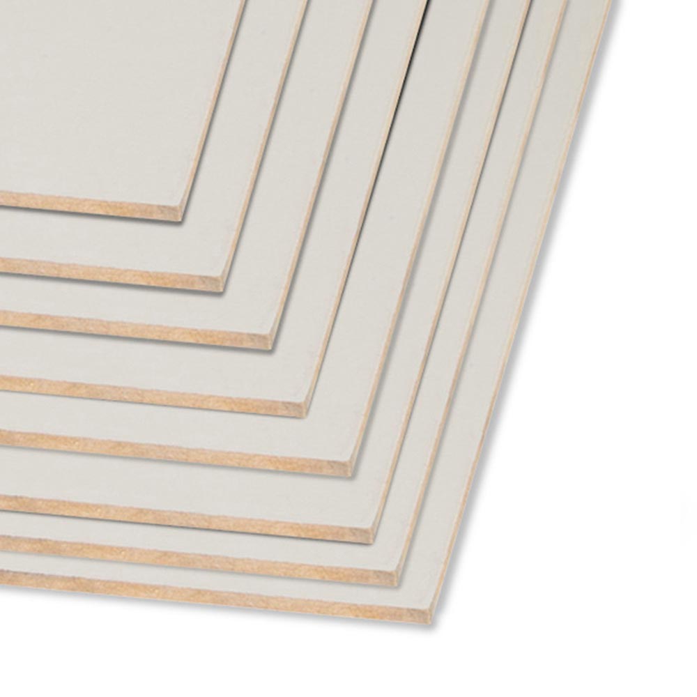 Tablero de madera MDF Blanco 3 mm 1.52 x 2.44 metros Promart
