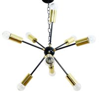 Lámpara De Techo Erizo 9 Luces Metal