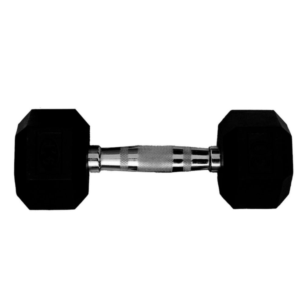 Mancuerna Hexagonal Encauchetada 30 Lb K6