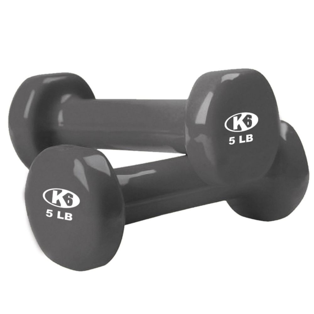 Par de Mancuernas de Vinil de 5 Lb K6