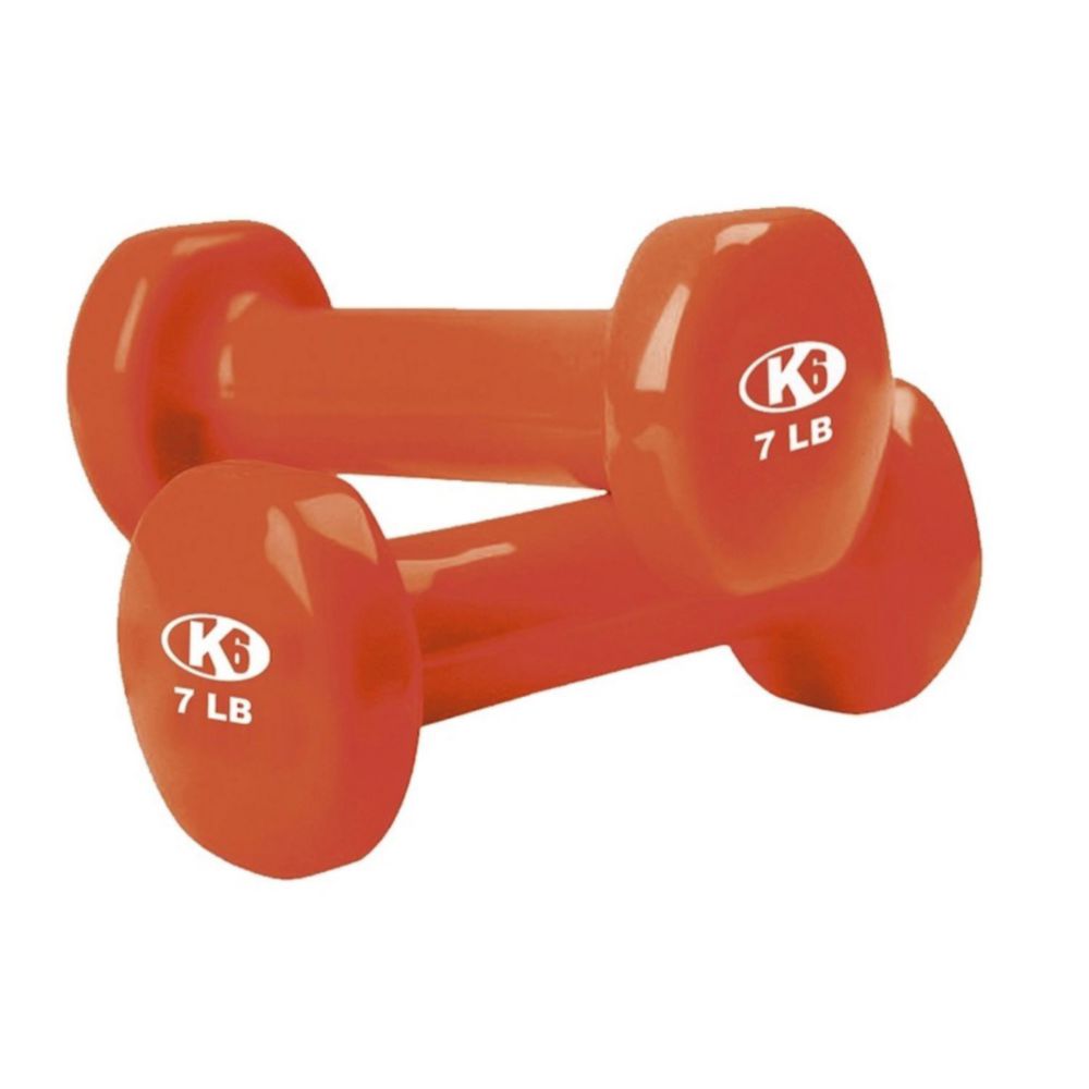 Par de Mancuernas de Vinil de 7 Lb K6