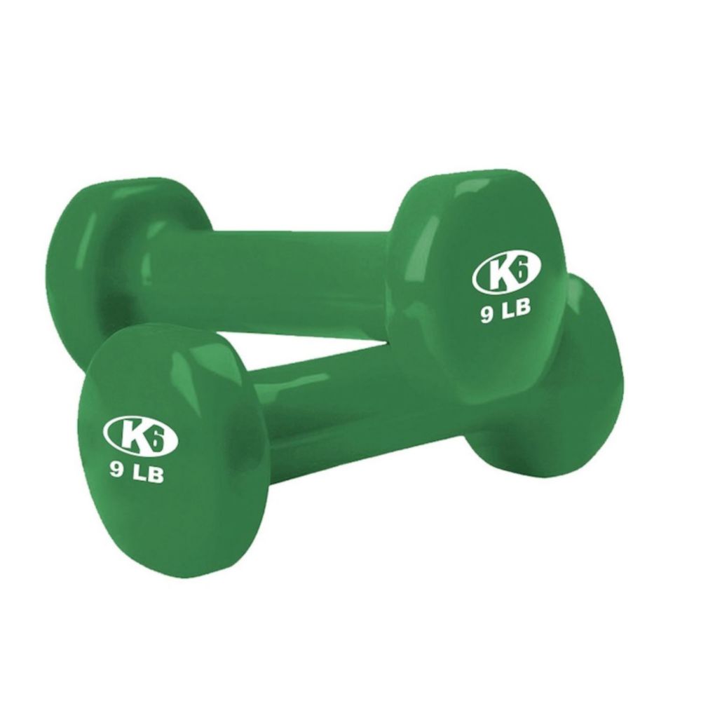 Par de Mancuernas de Vinil de 9 Lb K6