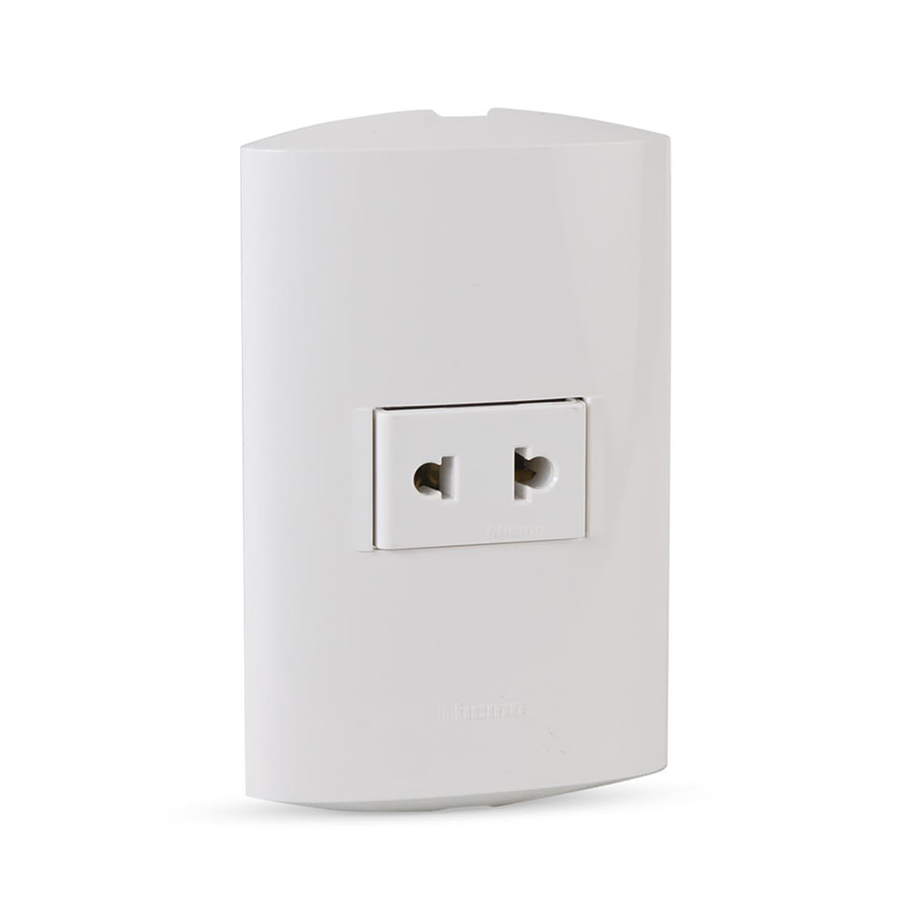 Tomacorriente Universal Simple Blanco Modus Style - Promart tomacorriente simple