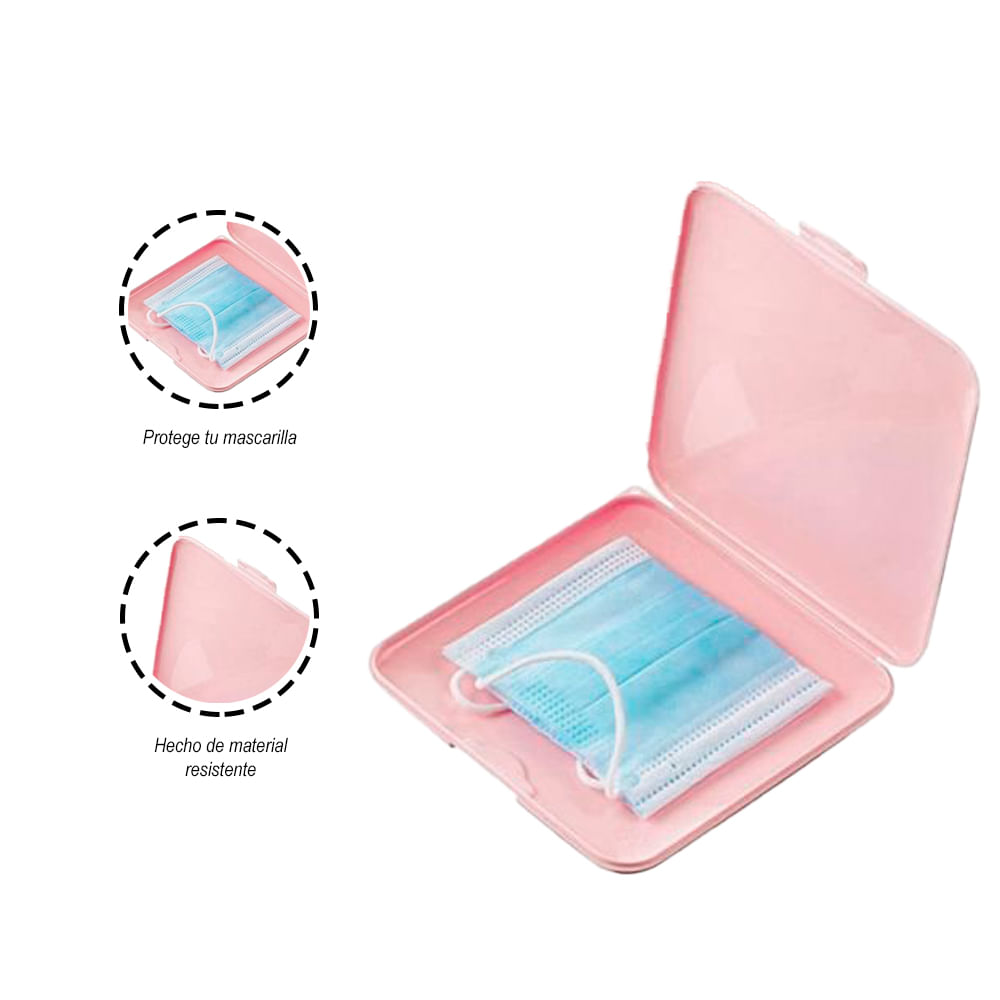 Porta Mascarilla Individual Antibacterial