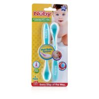 Nuby Cucharitas ConSensor De Temp. Azul