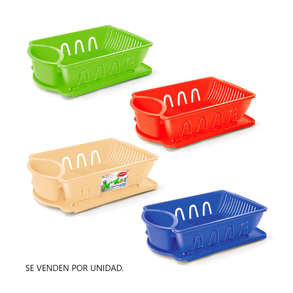 Escurridor Polinplast New Brillante de Plástico Práctico y Resistente