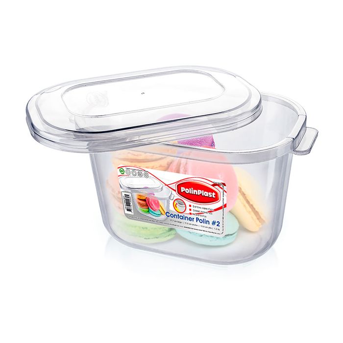 CONTENEDOR REDONDO CON TAPA ROJA 6 QT