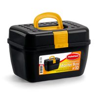 Caja de Herramientas Polinplast Masterbox #10 Negro de Plástico Resistente