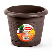 Maceta Garden Nogal #4 Polinplast
