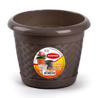 Maceta Garden Nogal #2 Polinplast