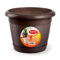 Maceta Garden Nogal #8 Polinplast