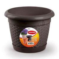 Maceta Garden Nogal #6 Polinplast
