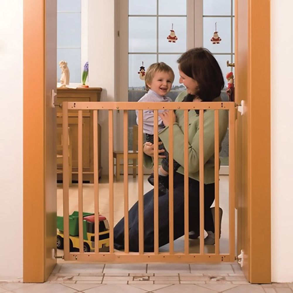 Las mejores ofertas en Escalera Marrón puerta puertas de Seguridad para  Bebés