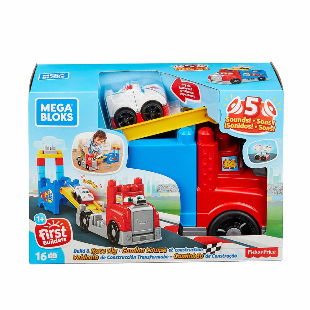 Vehiculo de best sale construccion mega bloks