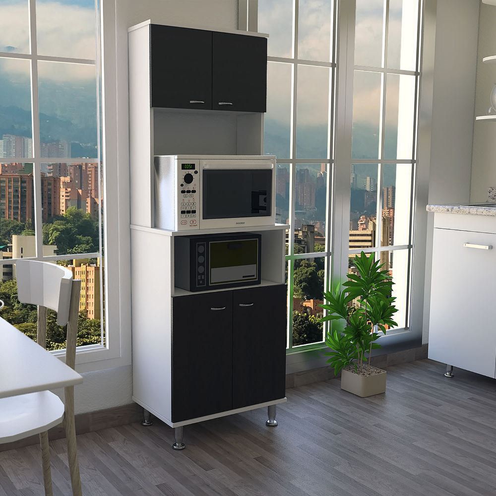 Mueble de Cocina Kitchen 54 - Blanco / Wengue