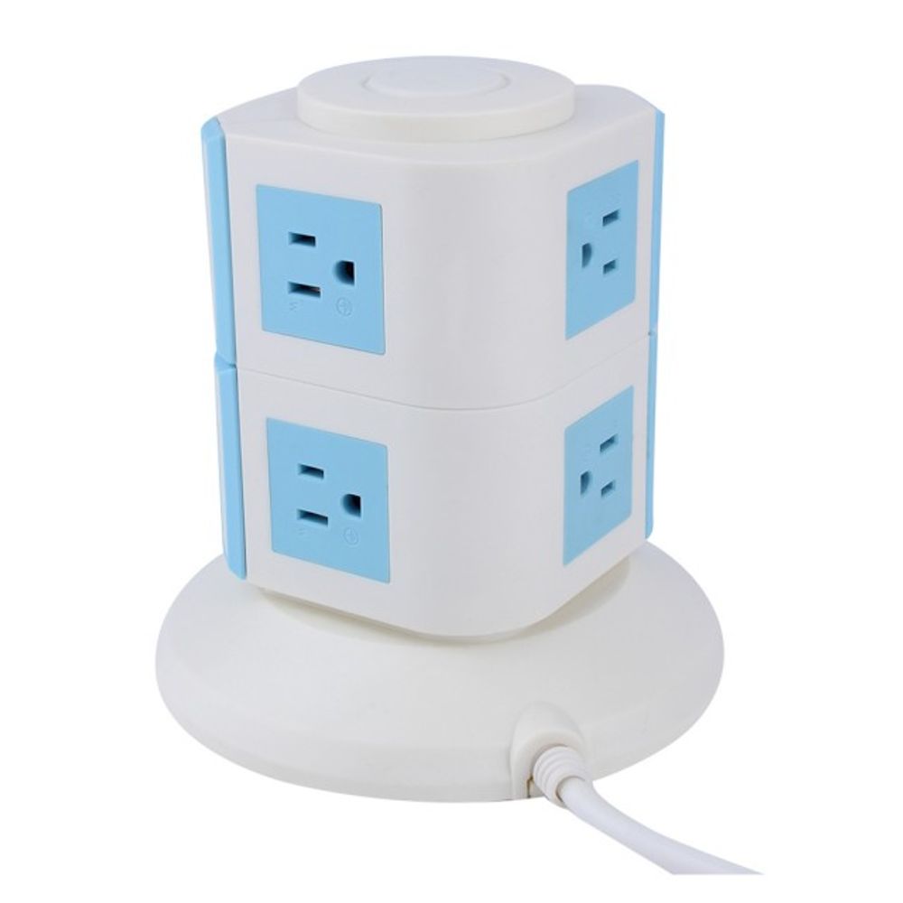 Torre Enchufe, Tomacorriente, Extensión Múltiple 3 Pisos 12 Enchufes + 3 Puertos USB 2A - Promart toma corriente y enchufe