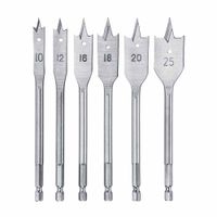 Set de Brocas Pala KWB para Madera de 6 Piezas