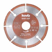 Disco de Corte Multimaterial 115mm Kwb para Madera