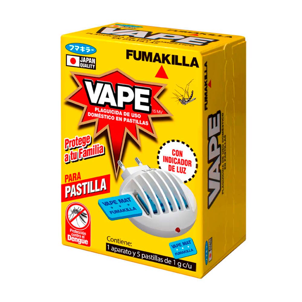 Vape aparato alámbrico + 5p 12/1