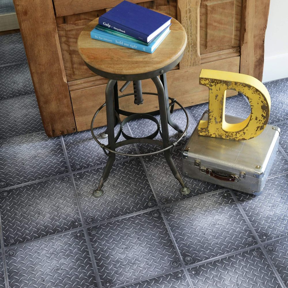 Láminas decorativas para piso/pared Heavy Metal x6u - Promart