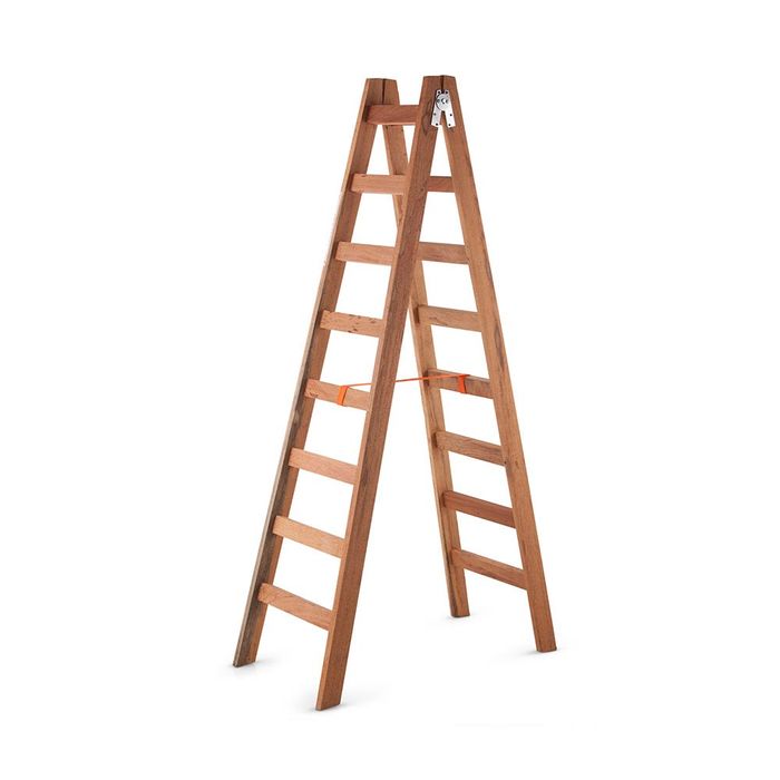 Escalera de 8 escalones de madera
