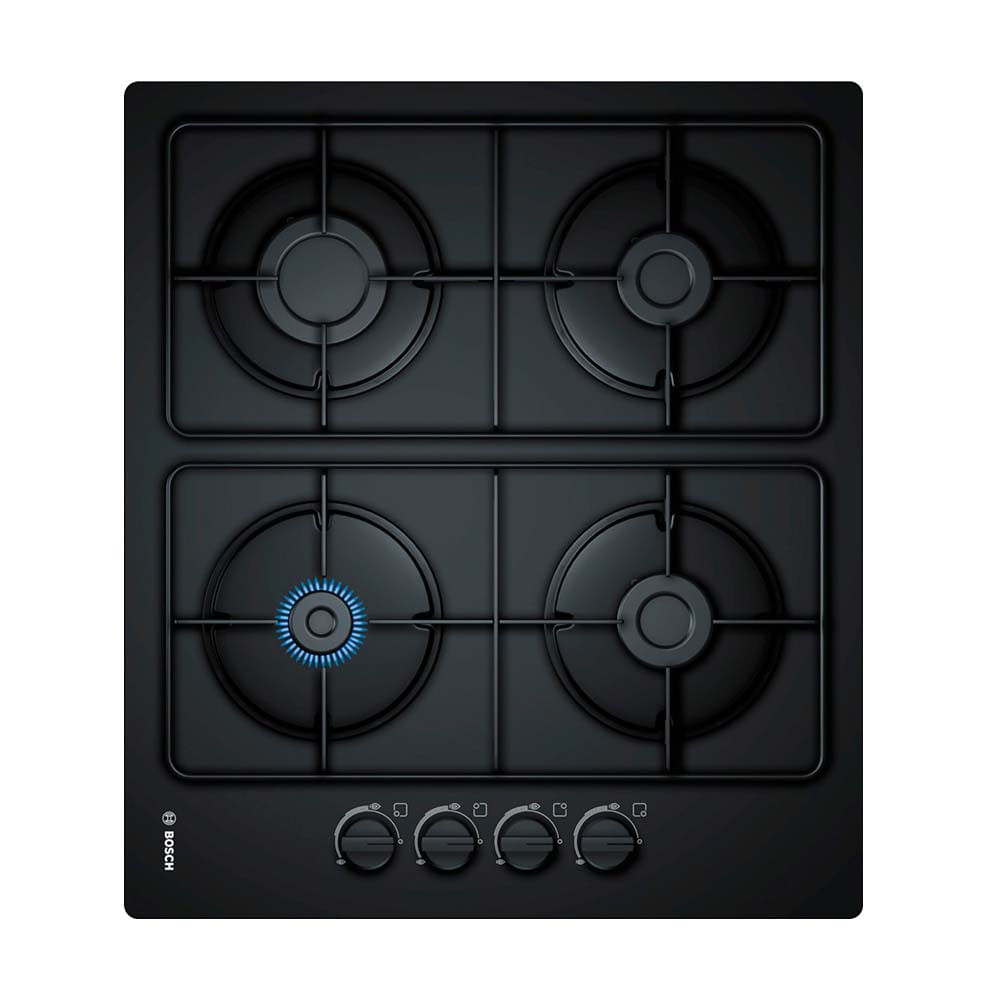 Cocina Empotrable BOSCH POP6B6B80V 4 Quemadores Negro