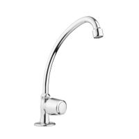 Llave de Lavadero Italgrif Cancún Cromada de Bronce Plata