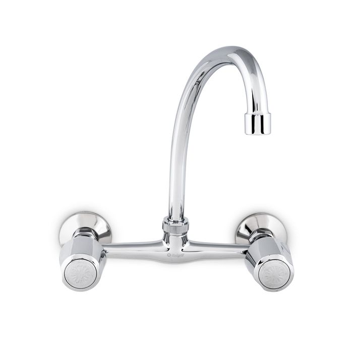 Lavadero Monocomando De Cocina Para Pared Mezcladora De Lavadero A