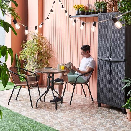 Juego de terraza Bistro Plus Marrón - Promart