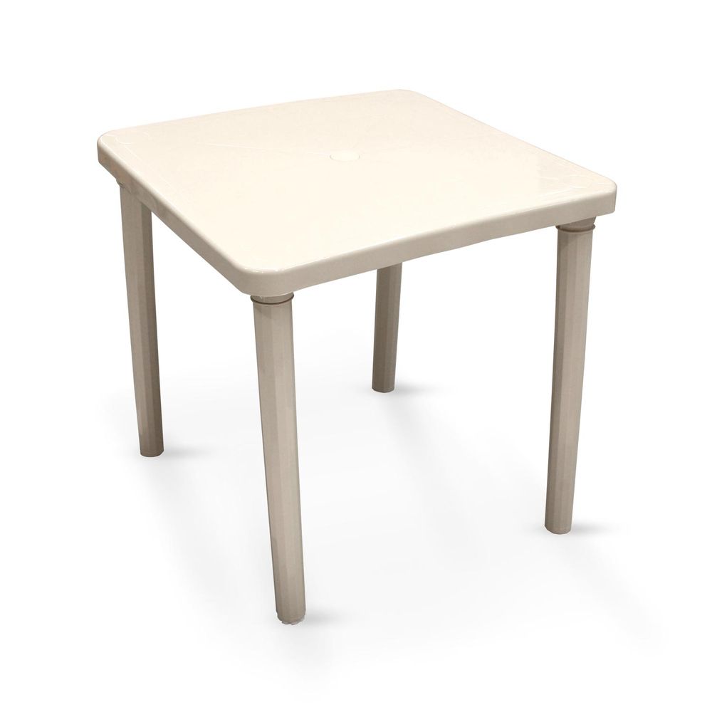 Mesa de plástico cuadrada Kina Colores Variados Promart