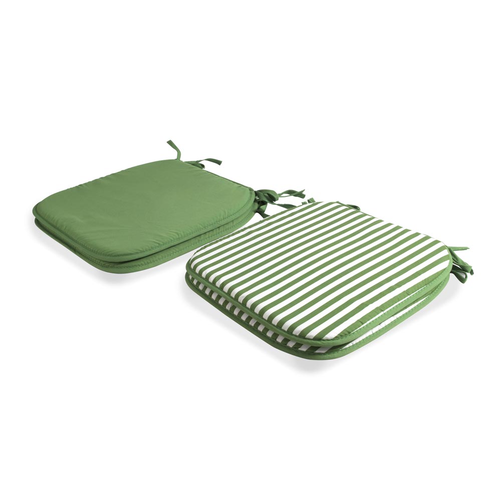 Cojines para sillas Verde x4 unidades Promart