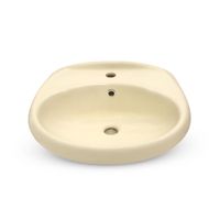 Lavatorio Ovalado Italgrif Nuevo Cancún Vitrificado Beige