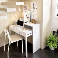 Escritorio Extensible Juvenil Blanco