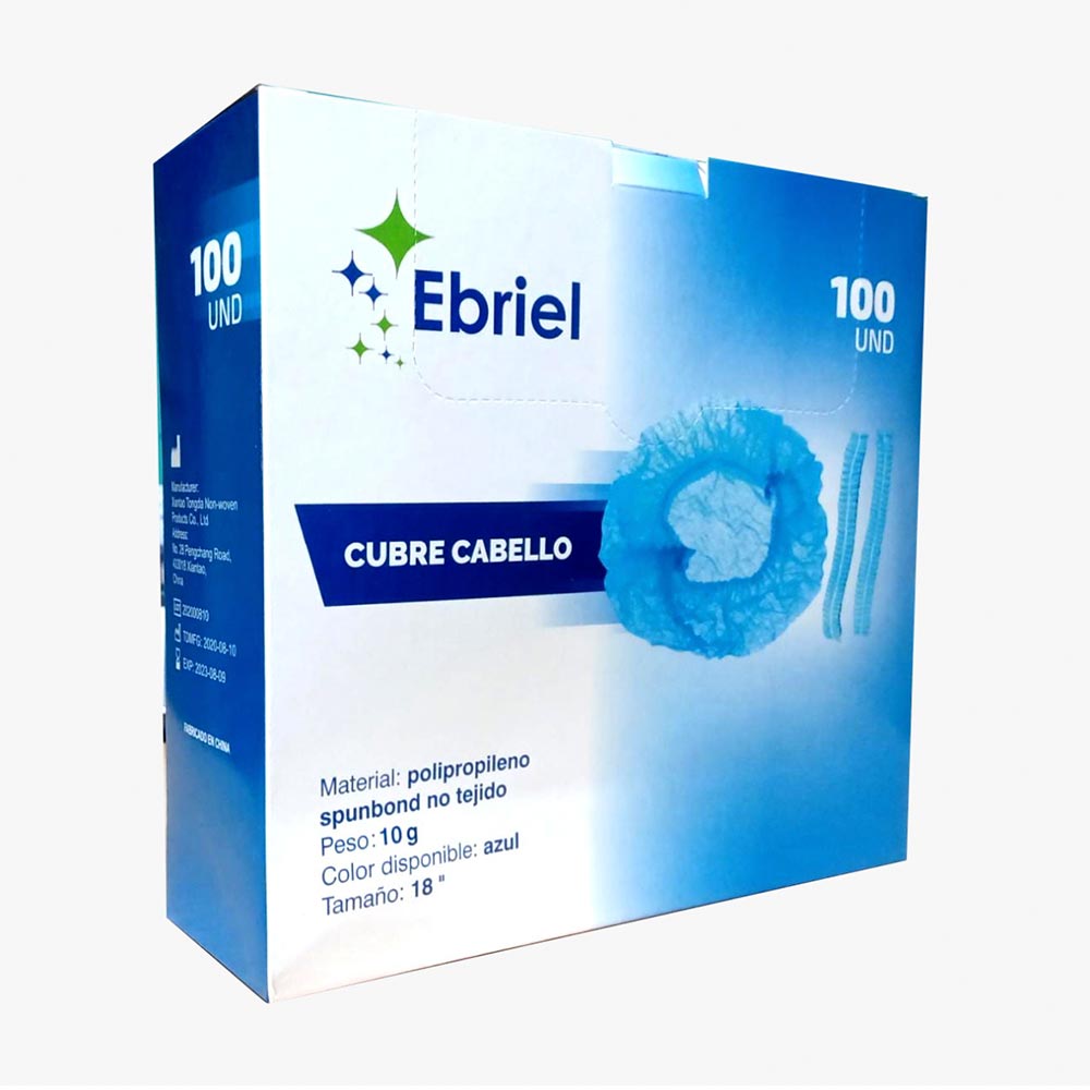 Gorro desechable (cubre cabello) Ebriel