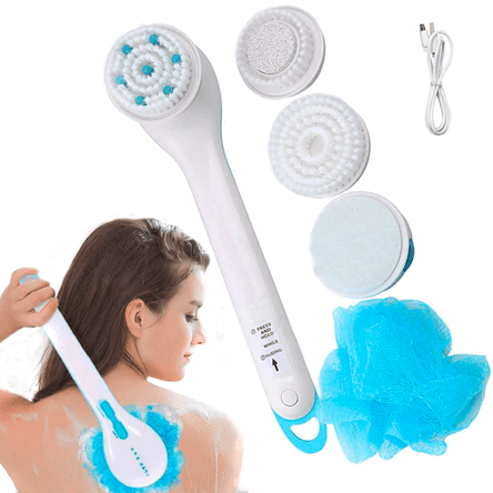 Cepillo Exfoliante Masajeador De Ducha Spin Spa Brush 5 En 1 - Promart